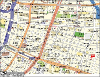 【地図】 | スカイコート銀座東第２