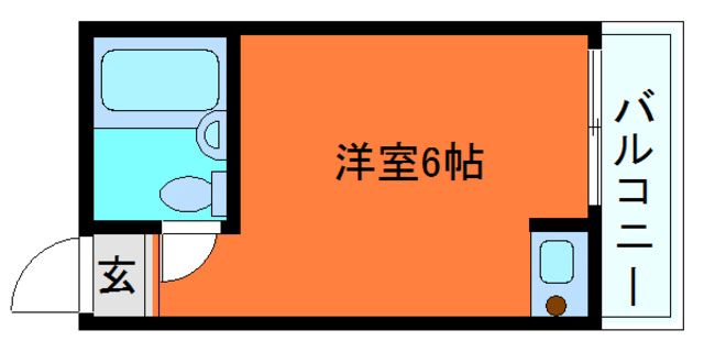 岡本ビラの間取り