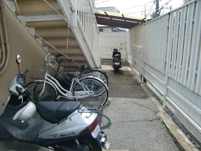 ホーミー前田の駐車場