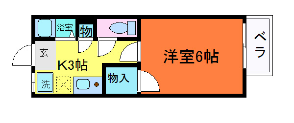 ホーミー前田の間取り