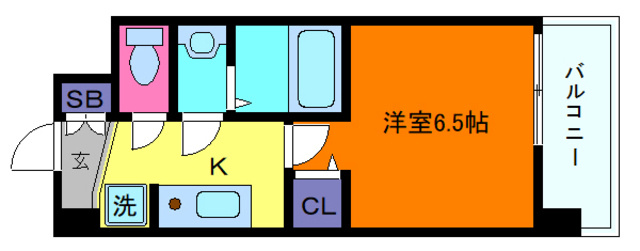 ArtizA王子公園D.Cの間取り