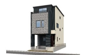 【外観パース】 | 価格改定　さいたま市浦和区領家２丁目　新築戸建（2棟）