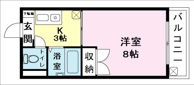 第15正田ビルの間取り|通常仕様