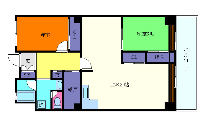 御影アーバンライフの間取り