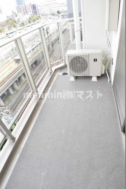 ラシーヌ阿倍野のバルコニー|バルコニーも広々♪