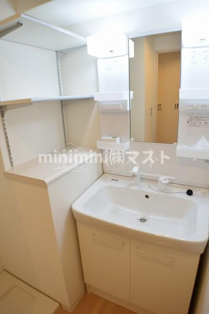 ラシーヌ阿倍野の洗面所|シャンプードレッサー付洗面台