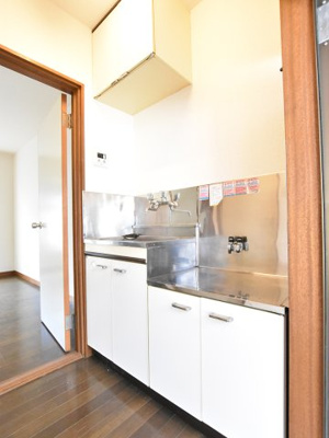 【キッチン】 | サニネス阿佐ヶ谷B棟 | 2口ガスコンロ設置可能