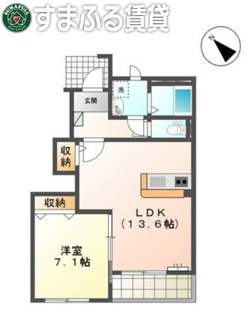 【間取り】 | グリーン　ベル　西尾市寺津町