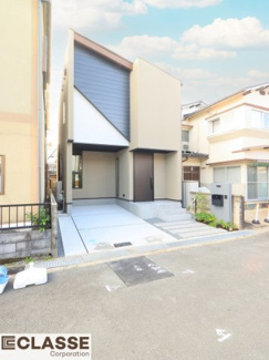 【前面道路含む現地写真】 | 城陽市平川長筬　戸建て | 南向きで明るくゆったりと過ごすことができます。