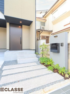 【庭】 | 城陽市平川長筬　戸建て