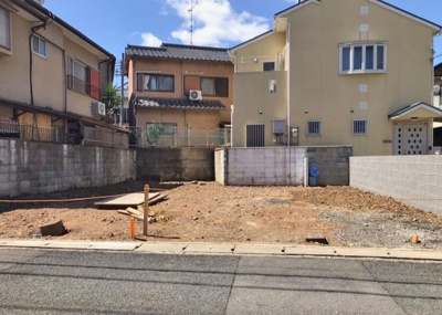 【外観】 | 桂坤町　建築条件無し売土地 | 土地面積113.89㎡　約34.45坪
