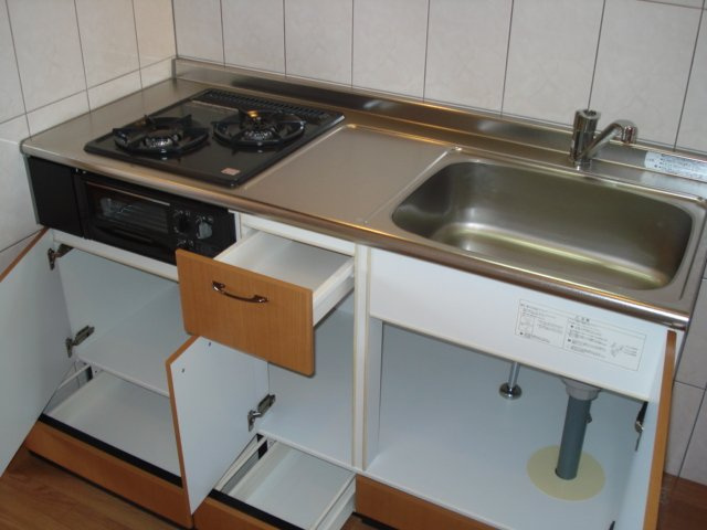 エル・シャトーの収納|キッチン収納下段