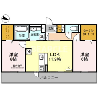 【間取り】 | シャルマンコート　ドゥ