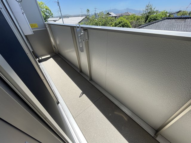 アテリア弐番館のバルコニー