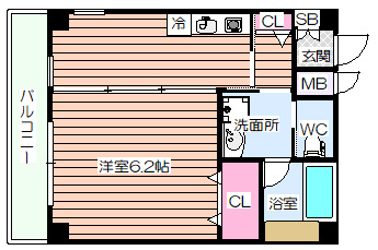 【間取り】 | A-One Court OWADA