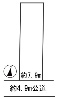 ６２８９４　各務原市蘇原寺島町土地の区画図