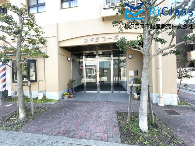 みすがコーポのエントランス|清潔なエントランスです