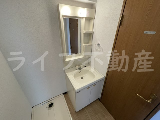 M’PLAZA菱江の独立洗面台|独立洗面台あり、毎朝おしゃれに忙しい女性の方におすすめです