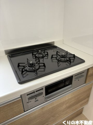 【内装】 | ハイムA.D.21 B棟 | 3口コンロ付き