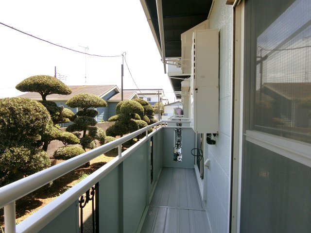 ミヨシコーポ　Ｂ棟のバルコニー