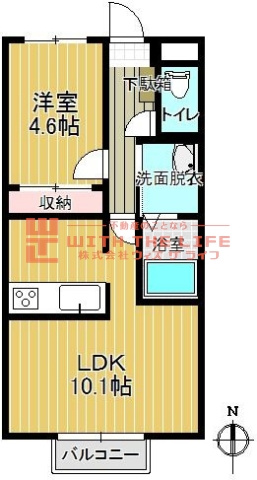 メゾン・ド・クレール【キャッシュバック対象物件】の間取り