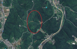 【土地図】 | 岡山県津山市福田　山林