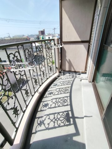 インペリアル宮前のバルコニー