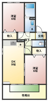 【間取り】 | Cozy Court　A棟