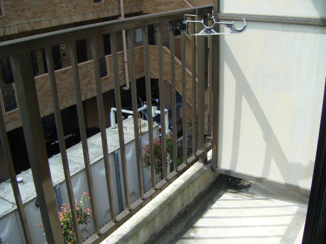 石原マンションのバルコニー|日当たり良好です