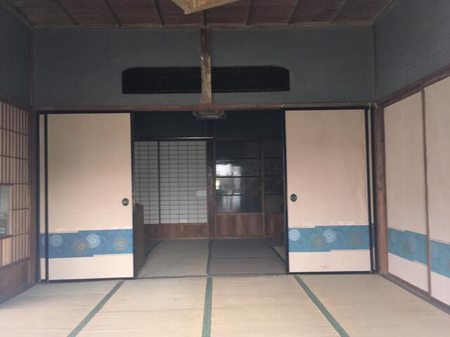 さくら市氏家　５DK　中古住宅の内装|和室続き間。