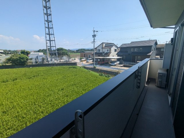 筑後市大字西牟田のアパートの展望