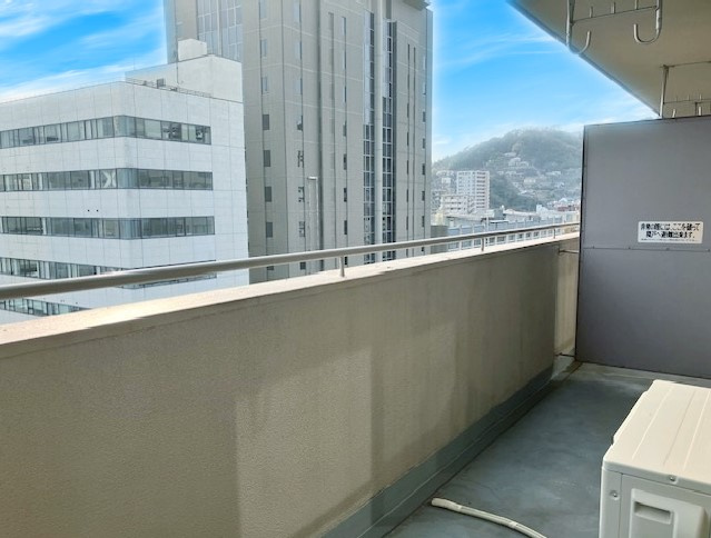 ポレスター呉中央のバルコニー