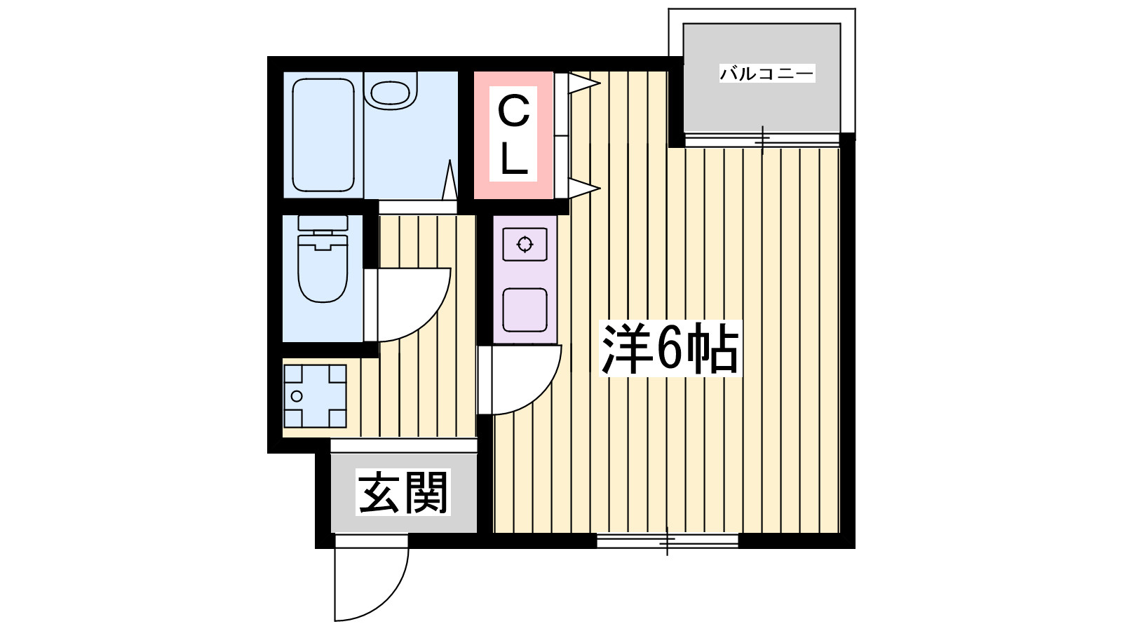 サンウィング神陽の間取り