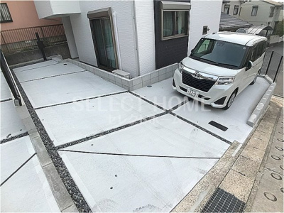 【駐車場】 | 岡崎市福岡町A棟　新築戸建 | 車をお持ちの方に嬉しい駐車場付きの物件です