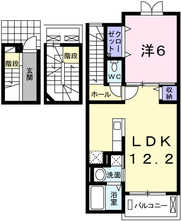 エスペランサⅢの間取り