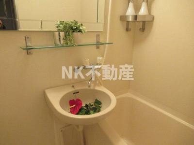 【洗面所】 | リバーライズ永和（河内永和賃貸） | 線目㎜です