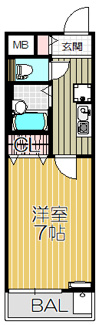 【間取り】 | ウィン蛍池