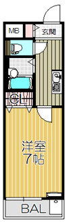 【間取り】 | ウィン蛍池