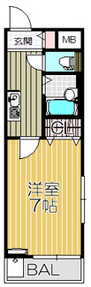 【間取り】 | ウィン蛍池