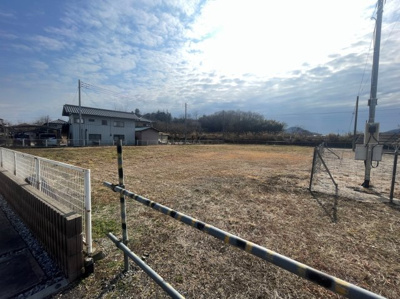 【外観】 | 桜川市岩瀬（西区）337坪売地 | 北側道路入口付近。北西から南東を撮影