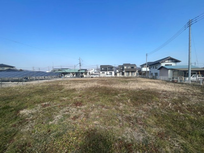 【外観】 | 桜川市岩瀬（西区）337坪売地 | 南から北を撮影