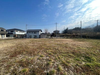 【外観】 | 桜川市岩瀬（西区）337坪売地 | 西から東を撮影