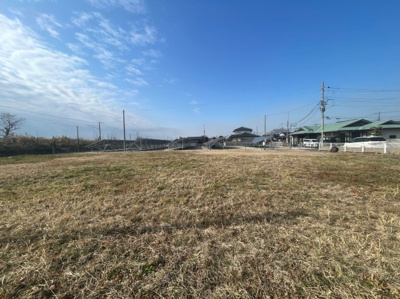 【外観】 | 桜川市岩瀬（西区）337坪売地 | 北東から南西を撮影