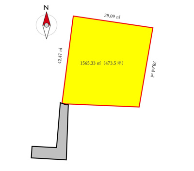 【区画図】 | 鍬田貸地