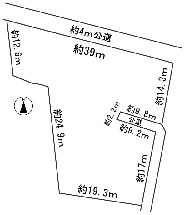 ６２７５４　本巣市七五三土地の区画図