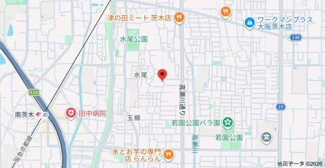 ブロッサム茨木の地図