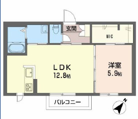 クレールセージの洗面所