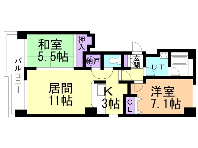 ＭＳジュネスの間取り