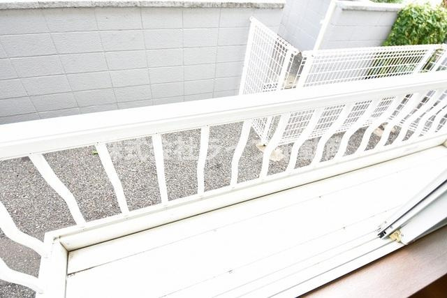 エステートピアナカタB棟のバルコニー|広々としたバルコニーです