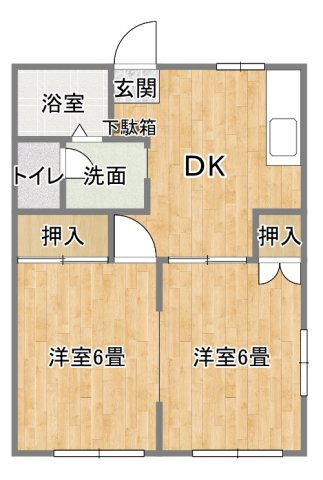 エステ東田の間取り
